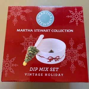 Martha Stewart Dip Mix Set Vintage Holiday Collection